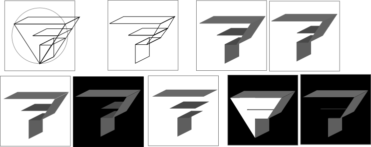 logo fajarhac ke digital dengan panduan grid
