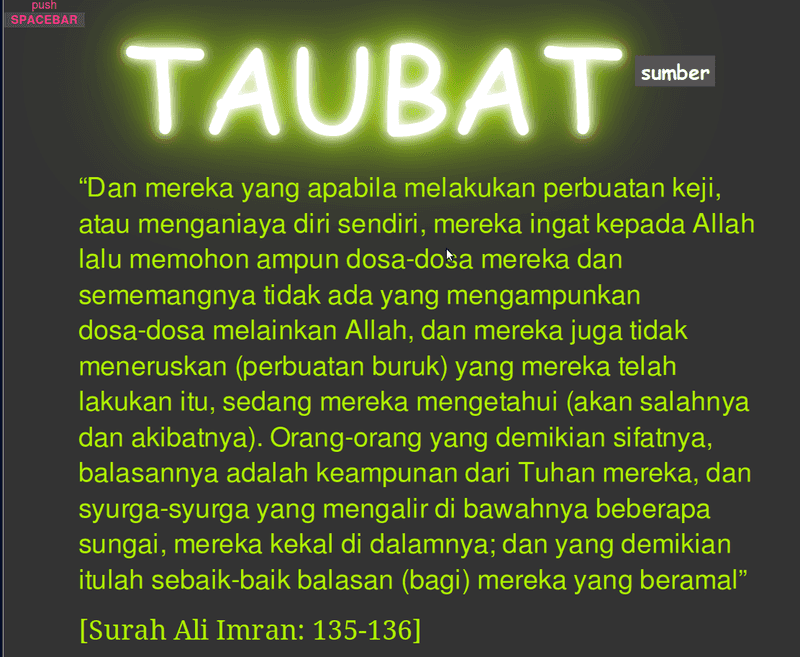 Taubat presentation