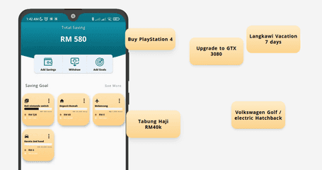 iSave - Saving wallet